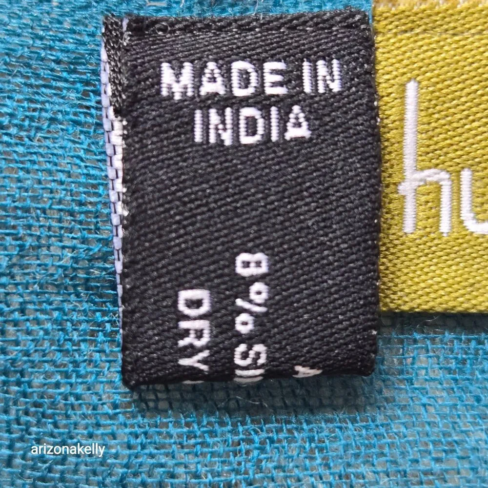 Wool/Silk Lightweight Polka Dot Scarf Blue - Picture 6 of 10